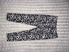 Cheetah Print Hurley Black And Grey Leggings Girls Size 6