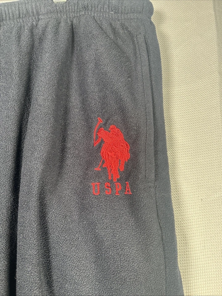 Polo Ralph Lauren Ropa de Dormir Pijama Pantalones Cordón Azul Marino Rojo Poni Talla Grande Para Hombres Foto 3 de 4