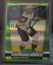 2024-25 O-Pee-Chee Marquee Rookies Brendan Brisson #570 Green Rainbow /33 RC