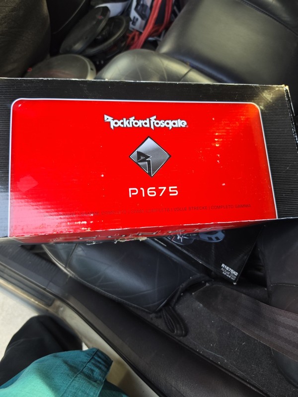 Rockford Fosgate P1675 6.75 inch Three-Way Full Range Speaker New Open Box