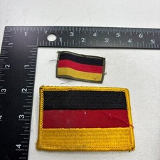 VINTAGE 2 PATCHES Germany FLAG Patch Lot Of 2 Travel  Tourism 51F