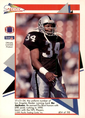 S2R7: 1991 Pacific Trading Cards Football Flash Cards 1-110 (pick a card) - Picture 109 of 218