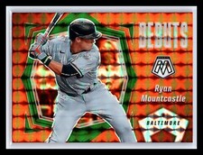 2021 Panini Mosaic #PD17 Ryan Mountcastle Debuts Reactive Green RC Orioles