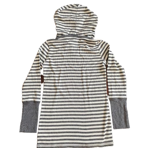 Andrew Marc Нью-Йорк женщин в полоску с капюшоном эластичной вязаная толстовка размер M средний - Изображение 3 из 4