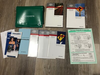 2011 Toyota Prius Owners Manual With Navigation And Case OEM Free