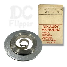 Mainspring 0.80 x 0.09 x 8.5 Alloy Watch Part 2/0 x 12 x 8 1/2 NOS Read!