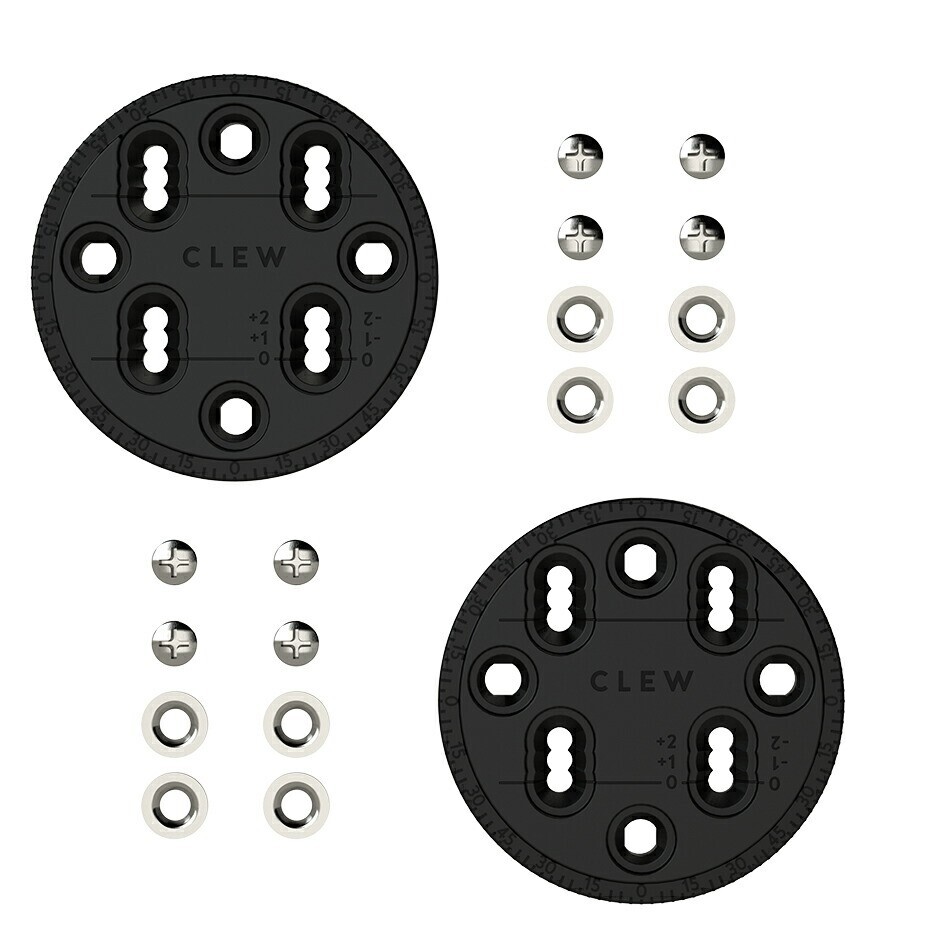 Clew FREEDOM 1.0 Binding Snowboard White Black S M L Size 24 Clew FREEDOM 1.0 Binding Snowboard White Black S M L Size 24