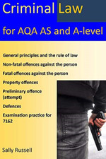 Criminal Law for AQA AS and A-Level : Plus the Rule of - NEW Sally Russell 201