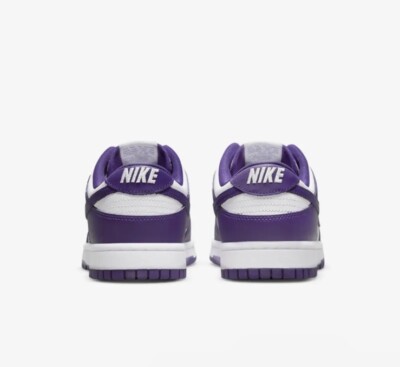 NEW Nike Dunk Low Retro Championship Court Purple 2022 Men's Size
