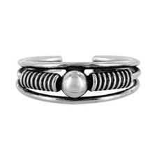 925 Sterling Silver Round Ball Toe Ring #PSTS...