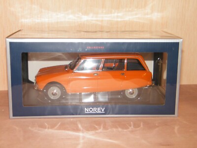 Citroën Ami 8 Break Ténéré Orange 1975 – Norev 1/18 Miniature – Réf 181674