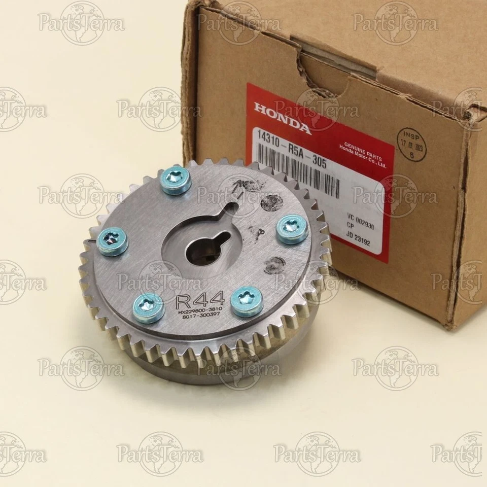 14310-R5A-305 Genuine OEM Honda CROSSTOUR CR-V ACCORD Actuator VTC Assembly 46T Foto 4 de 4