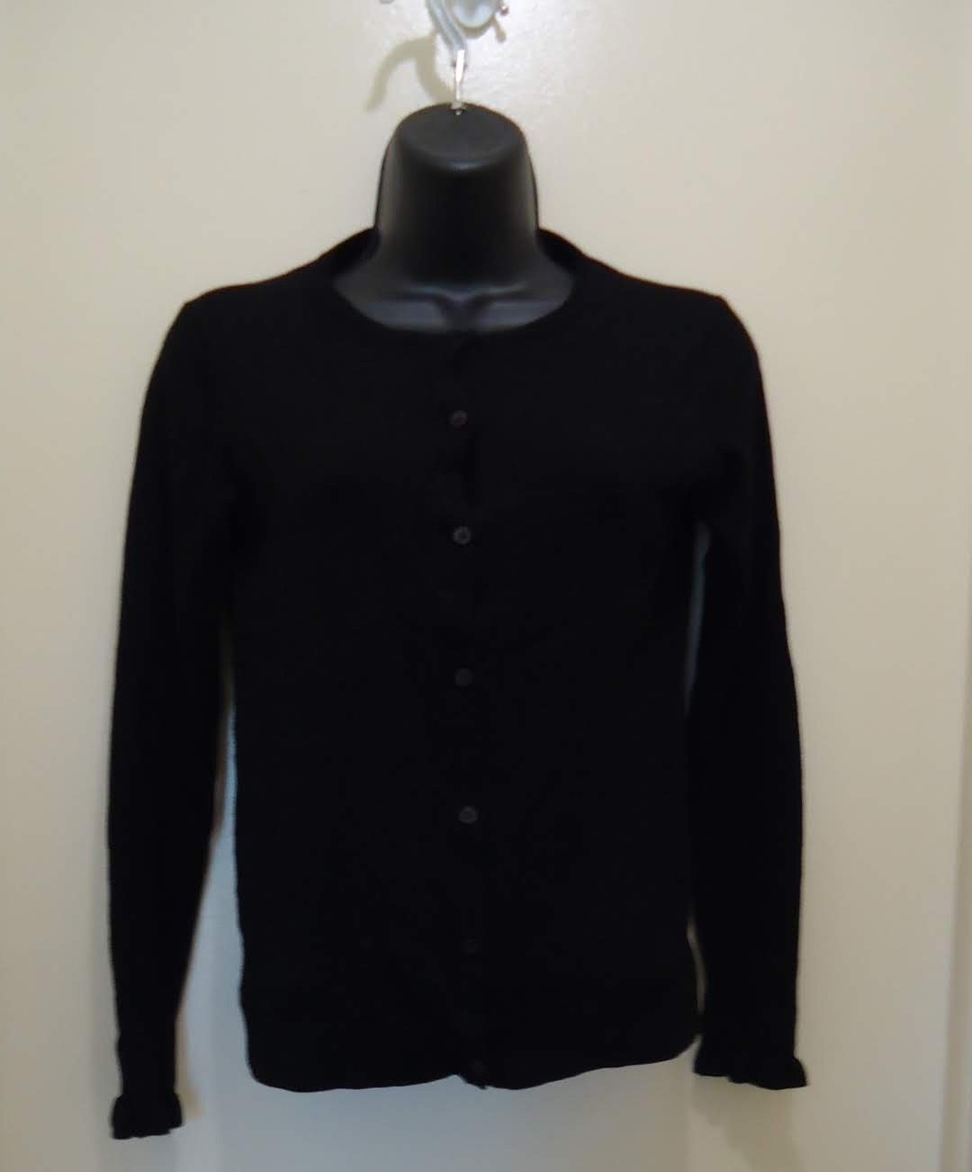 Mango Basic Women's Button Front Cardigan Black S… - image 1