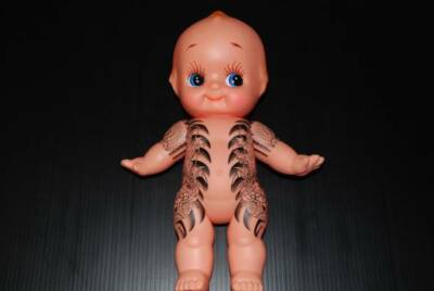 Oedo Sakura Irezumi Kewpie Doll Dragon / Tiger (28 cm) | eBay