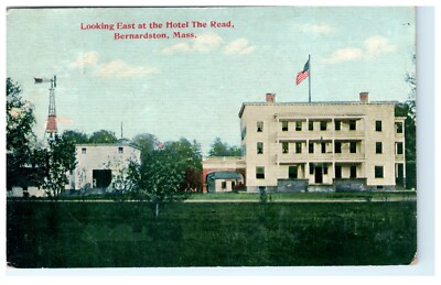 1913 Hotel The Read Bernardston MA Massachusetts Postcard Early View