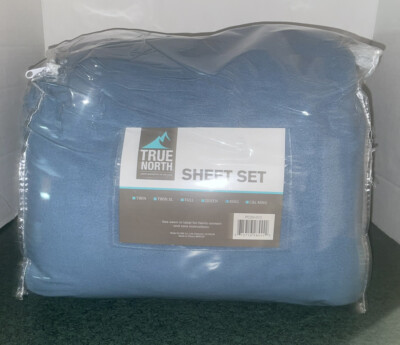 True North by Sleep Philosophy KING Micro Fleece Bed Sheet Set Warm Sheets