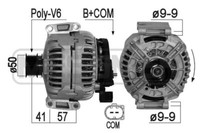 Messmer Lichtmaschine Generator 180A 14V FüR Mercedes-Benz E-Klasse CLS 500