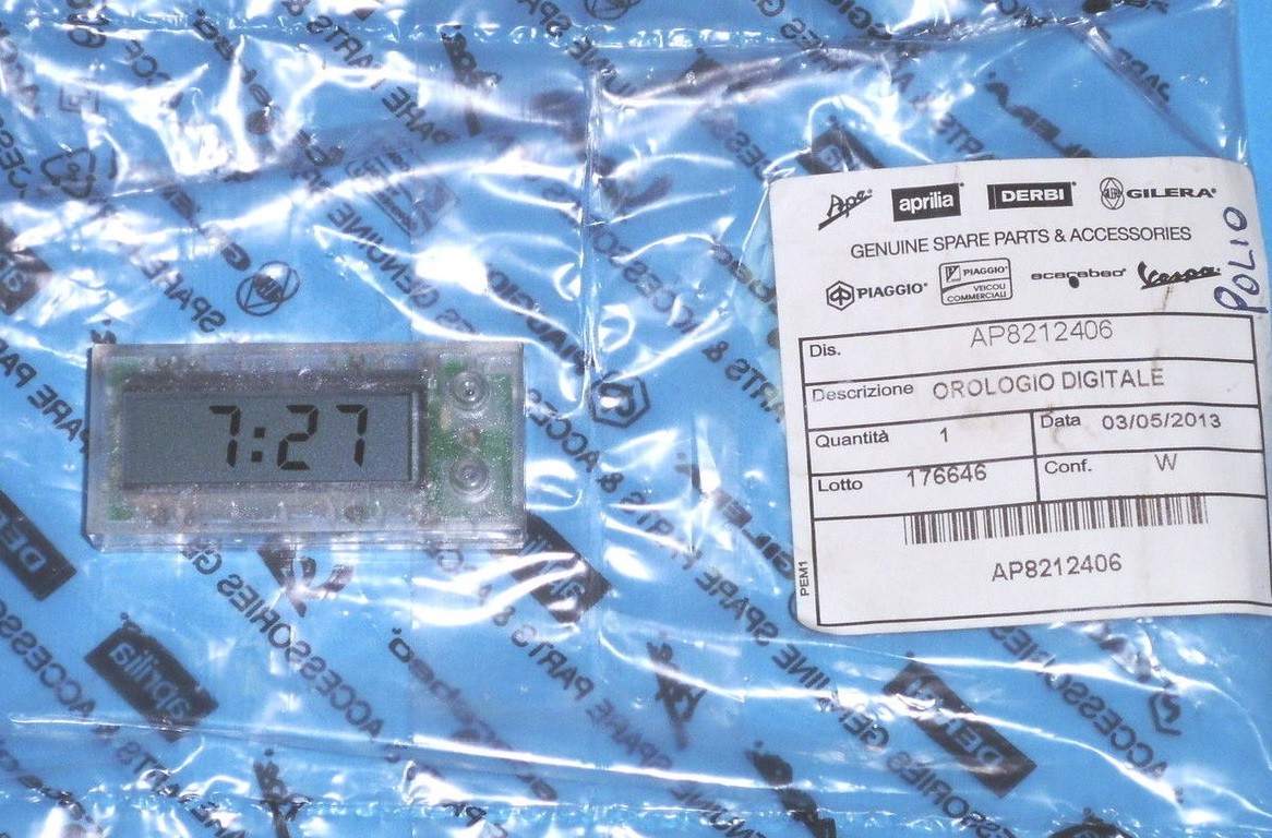 Piaggio LIBERTY 2T/4T LIBERTY 150 LIBERTY 200 Genuine Speedometer Digital  Clock