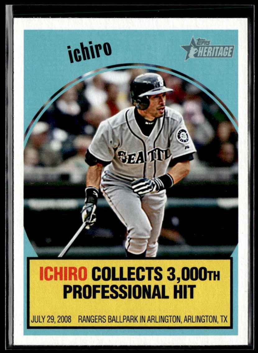 2008 Topps Heritage Flashbacks High Ichiro Suzuki Seattle Mariners