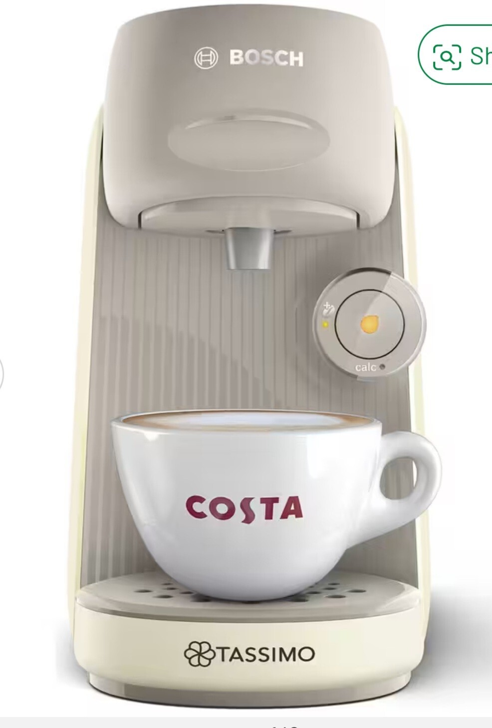 Bosch Finesse Coffee Machine Cream ***Brand New In Sealed Box*** eBay