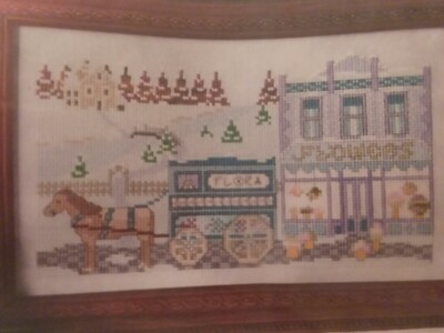 Valentine Delivery Truck Flora Magazine Cross Stitch PATTERN.  (A)