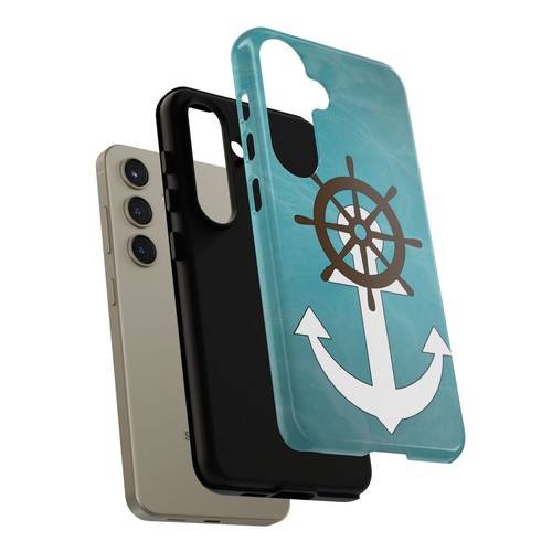 Boot Anker & Helm Rad, robuste Handyhülle für iPhone, Samsung, Pixel - Segeln - Bild 249 von 285