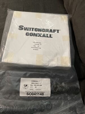 25 Qty Conxall Switchcraft Connector 7261-2PG-300 (b62)