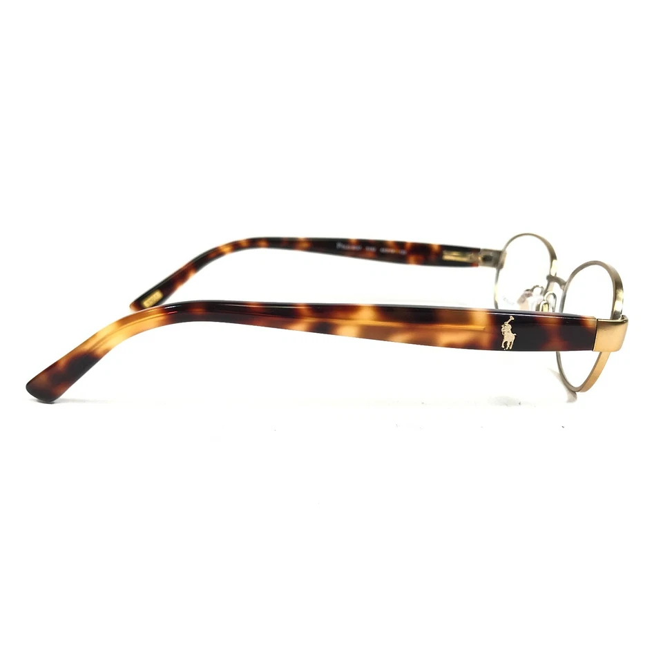 Armações de óculos Polo Ralph Lauren infantil 8037 3182 marrom tartaruga ouro 45-14-130 - Imagem 3 de 4