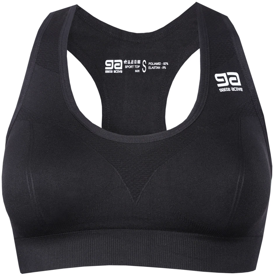 GATTAACITVE Gattaactive Damen Sport BH guter Halt gepolsterter Push up Top