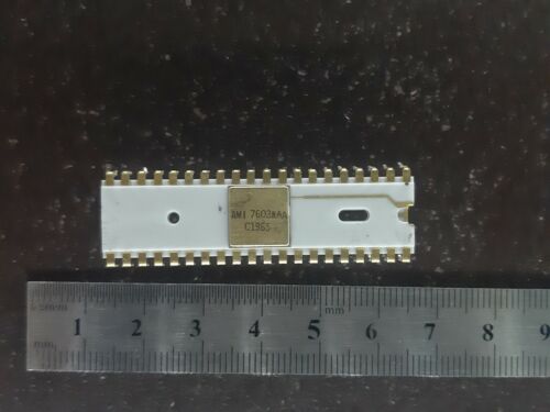 1X CPU IC CHIP RARE AMI C1965 JAPAN VINTAGE CERAMIC FOR GOLD SCRAP 