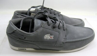 Lacoste 12375 0413 shoes LACE UP Leather sneaker MEN Size  display picture 1