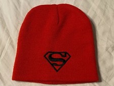 SUPERMAN Batman movie Comic Book Clark Kent BOYS New Youth Beanie HAT Cap EPIC