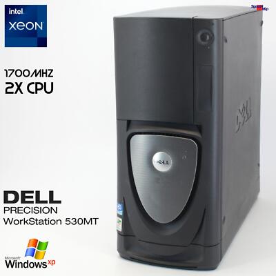 PROFESSIONAL DELL PRECISION WORKSTATION 530MT COMPUTER PC SERVER DUAL XEON 1700MHZ