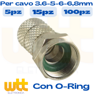 Set Connettori F Placcati Oro - Per TV Satellitare Sky/Freesat/Virgin Media - Foto 11