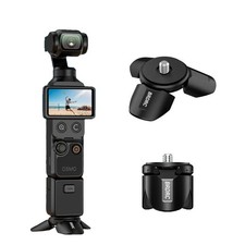 For Action Camera Magnetic Mount Folding Tripod 1/4" Desktop Bracket Holder Base
