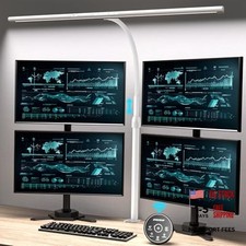 Desk Lamp, 31.5" Desk Light for Home Office, Brightest 24W, Gesture White