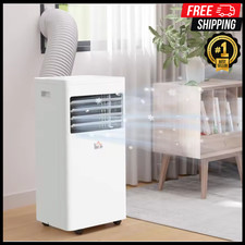 HOMCOM Mobile Air Conditioner/Dehumidifier W/Remote Control Cooling 557W
