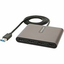 StarTech-New-USB32HD4 STARTECH USB TO HDMI ADAPTER EXTERNAL MULTI MO