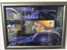Star Trek Hologram - First Day of Issue - Postmark Gallery Ltd Ed - 4132/5000