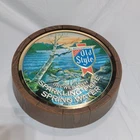 Vintage OLD STYLE BEER Barrel Bar Sign Sparkling pure spring water Waterfall