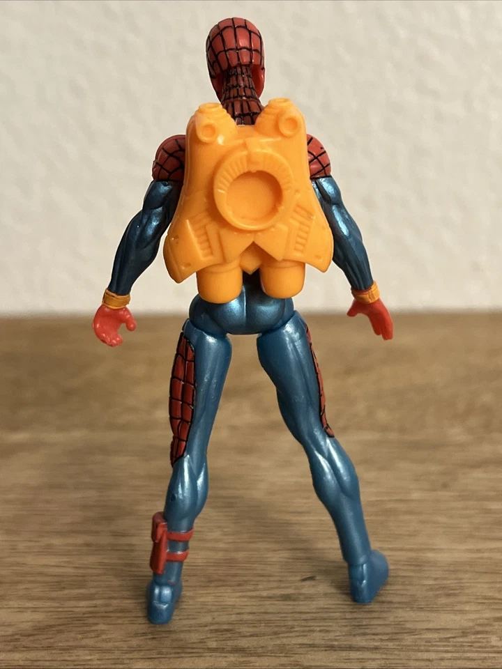 Marvel Spider-Man 3.75” Action Figure Scuba Backpack 2009 Hasbro Pvc Toy - Изображение 4 из 4