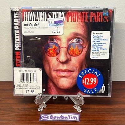 Howard Stern   Private Parts: The Album CD 1997 Soundtrack Warner Bros. Rock OOP
