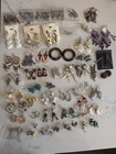 Large Costume Jewelry Earring Lot – Mixed Styles – Vintage Boho Beaded Statement