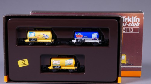 Spur Z Märklin 86113 Kesselwagen-Set Sofix/Sidolin etc Henkel DB in OVP #BK_137 | Zustand: Gebraucht