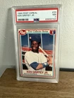 Ken Griffey Jr  Mariners 1990 Post Cereal First Collector Series PSA 7 #23