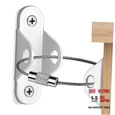 Furniture Anchors 10 Packs Anti Tip Furniture Anchors for Baby White