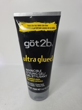 got2b Ultra Glued Styling Hair Gel, Extra Strong Hold for Men Women 6 oz.