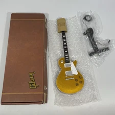 Axe Heaven Gibson Gold Miniature Guitar Replica Collectible