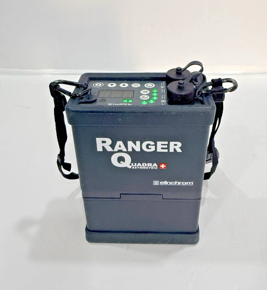 ELINCHROM QUADRA 2 S HEAD Full Lighting KIT   Flight Case.  Working - Image 2 of 4