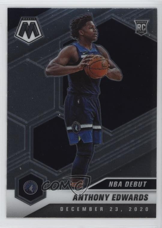 2020-21 Panini Mosaic NBA Debut Anthony Edwards #261 1ey4